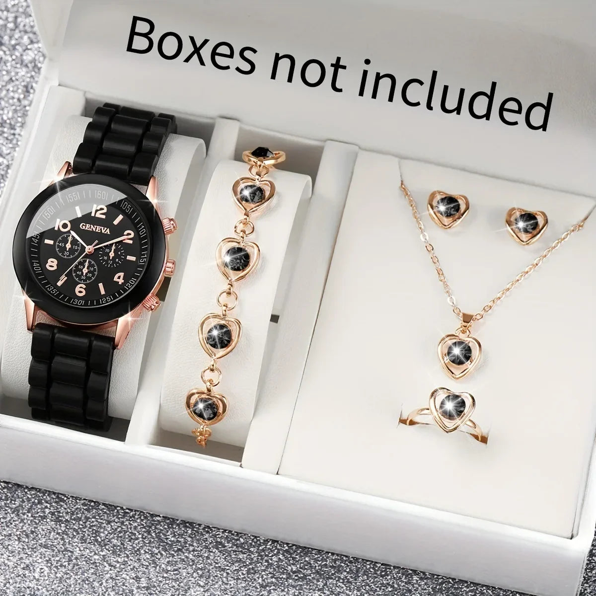 Woman Watch Fashion Sets Luxury Brand Silicone Strap Quartz Ladies Wrist watches
