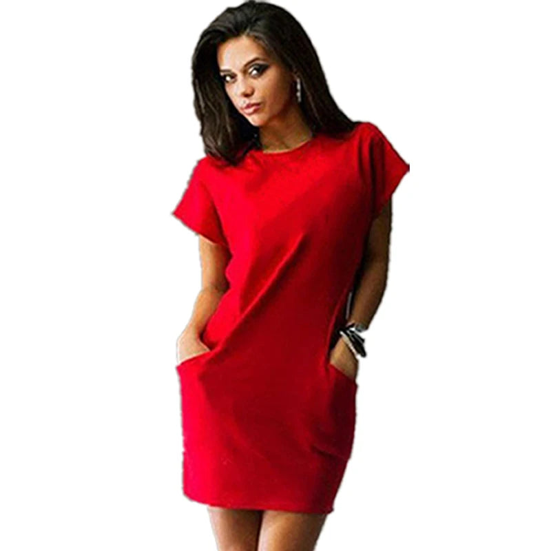 Summer Women Dress Sexy short Sleeve SunDress