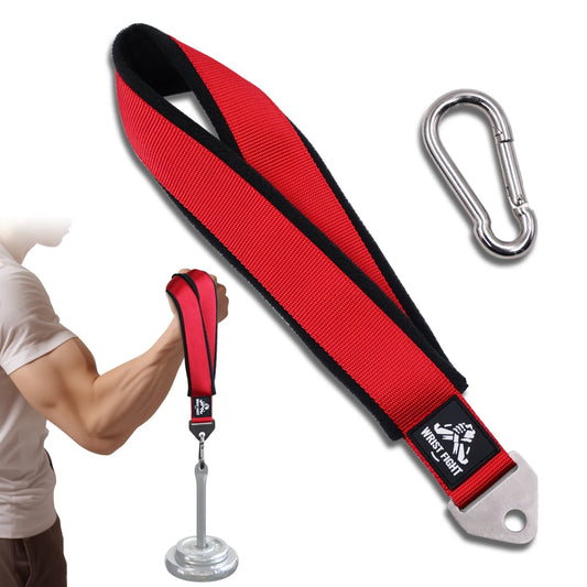 Heavy-Duty Arm Wrestling Strap for Pronation, Forearm, and Bicep Strength Training – Thick Webbing with Fleece Lining