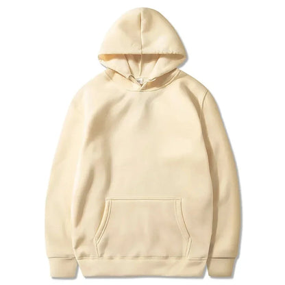 2024 men's and women's new hooded sweatshirt men's solid color sweatshirt women's and men's long sleeved inserted pocket pullove