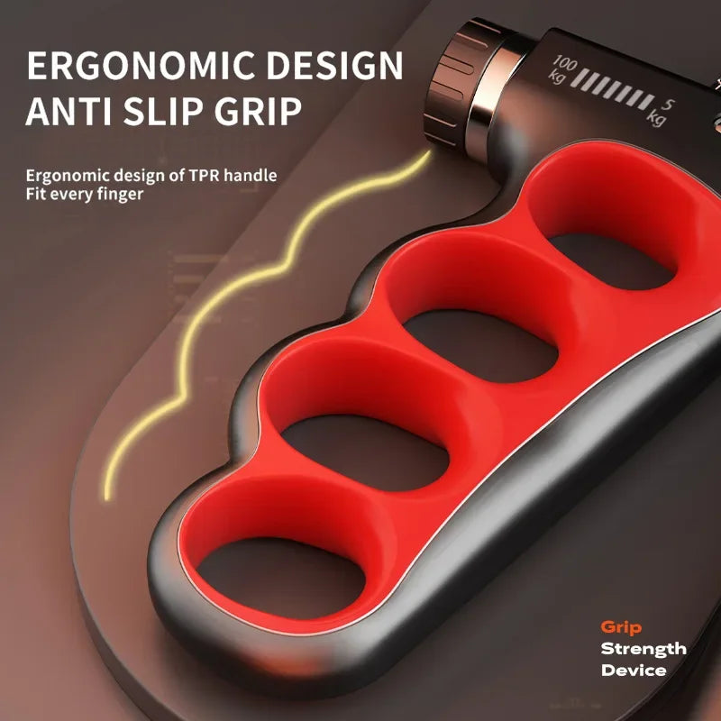 5-100kg Adjustable Hand Grips Strength Gym Wrist Expander Hand Strengthener for Muscle Recovery Fitness Hand Strength Exercise
