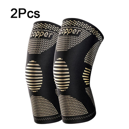 1/2Pcs Copper Knee Brace for Women and Men-Copper Knee Compression Sleeve Copper Knee Sleeves for Sports