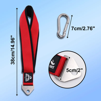 Heavy-Duty Arm Wrestling Strap for Pronation, Forearm, and Bicep Strength Training – Thick Webbing with Fleece Lining