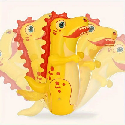 Children's Inflatable Tumbler Sandbag Dinosaur Themed Fitness Boxing Fight Training Stress Relief Toy Home Sandbag for Kids