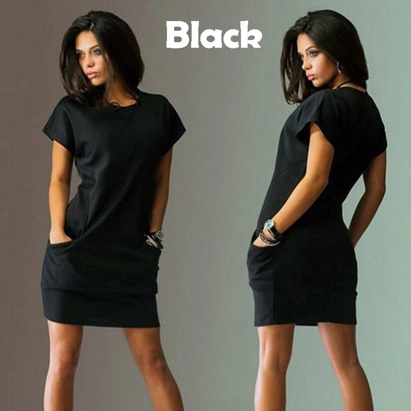 Summer Women Dress Sexy short Sleeve SunDress