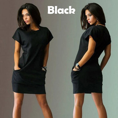 Summer Women Dress Sexy short Sleeve SunDress