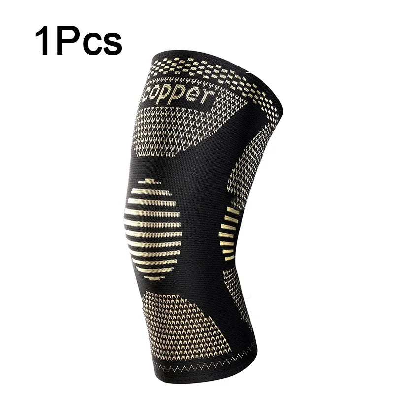1/2Pcs Copper Knee Brace for Women and Men-Copper Knee Compression Sleeve Copper Knee Sleeves for Sports