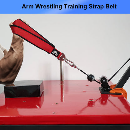 Heavy-Duty Arm Wrestling Strap for Pronation, Forearm, and Bicep Strength Training – Thick Webbing with Fleece Lining
